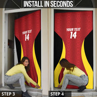 Custom Belgium Football Door Cover 2026 Go De Rode Duivels - Wonder Print Shop