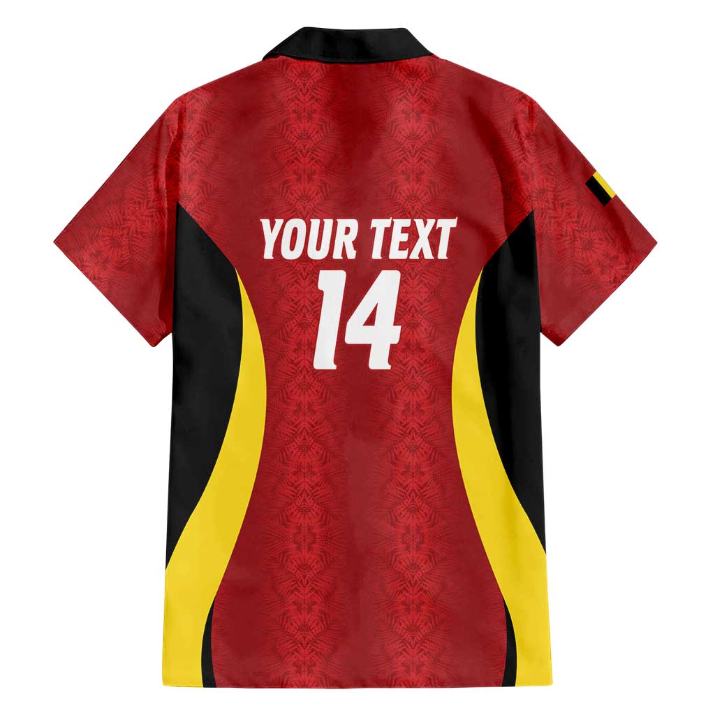 Custom Belgium Football Family Matching Summer Maxi Dress and Hawaiian Shirt 2026 Go De Rode Duivels - Wonder Print Shop