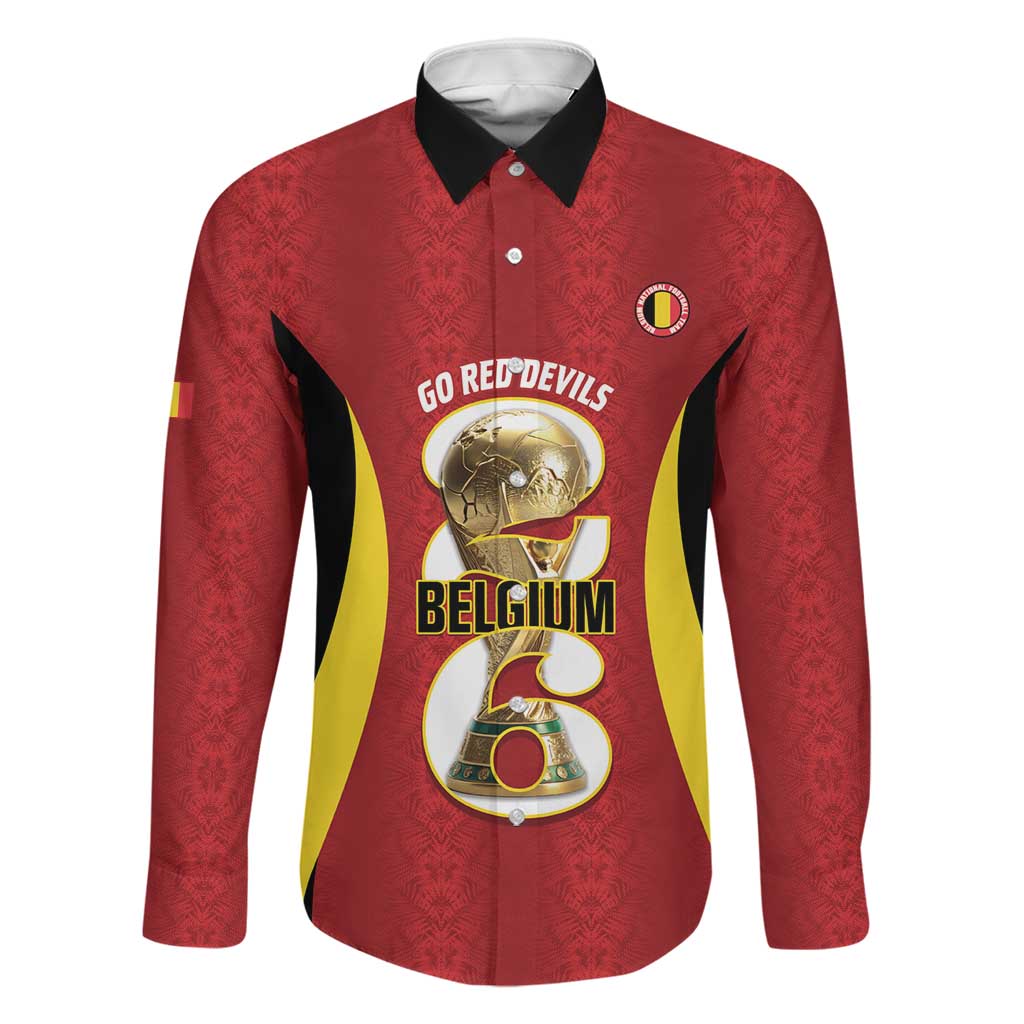 Custom Belgium Football Family Matching Summer Maxi Dress and Hawaiian Shirt 2026 Go De Rode Duivels - Wonder Print Shop