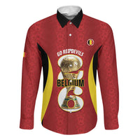 Custom Belgium Football Family Matching Tank Maxi Dress and Hawaiian Shirt 2026 Go De Rode Duivels - Wonder Print Shop