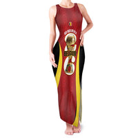 Custom Belgium Football Family Matching Tank Maxi Dress and Hawaiian Shirt 2026 Go De Rode Duivels - Wonder Print Shop