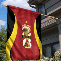 Belgium Football Garden Flag 2026 Go De Rode Duivels - Wonder Print Shop