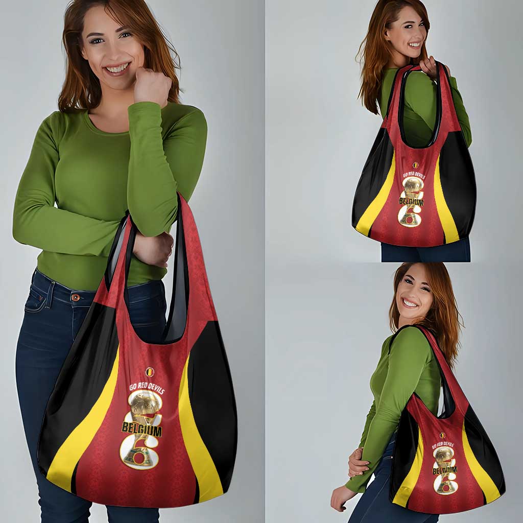 Belgium Football Grocery Bag 2026 Go De Rode Duivels - Wonder Print Shop