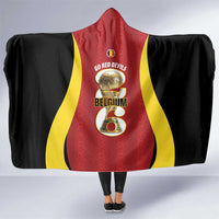 Belgium Football Hooded Blanket 2026 Go De Rode Duivels - Wonder Print Shop