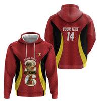 Custom Belgium Football Hoodie 2026 Go De Rode Duivels - Wonder Print Shop
