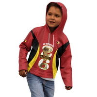 Custom Belgium Football Kid Hoodie 2026 Go De Rode Duivels - Wonder Print Shop