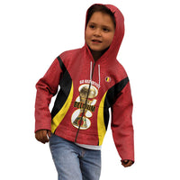Custom Belgium Football Kid Hoodie 2026 Go De Rode Duivels - Wonder Print Shop