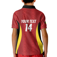Custom Belgium Football Kid Polo Shirt 2026 Go De Rode Duivels - Wonder Print Shop