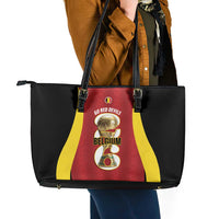 Belgium Football Leather Tote Bag 2026 Go De Rode Duivels - Wonder Print Shop
