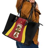 Belgium Football Leather Tote Bag 2026 Go De Rode Duivels - Wonder Print Shop
