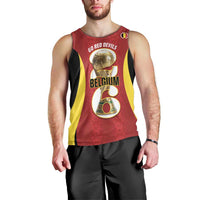 Custom Belgium Football Men Tank Top 2026 Go De Rode Duivels - Wonder Print Shop