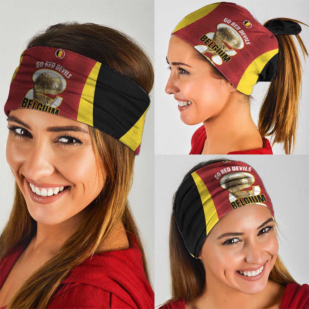 Belgium Football Neck Gaiter 2026 Go De Rode Duivels - Wonder Print Shop