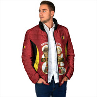 Custom Belgium Football Padded Jacket 2026 Go De Rode Duivels - Wonder Print Shop