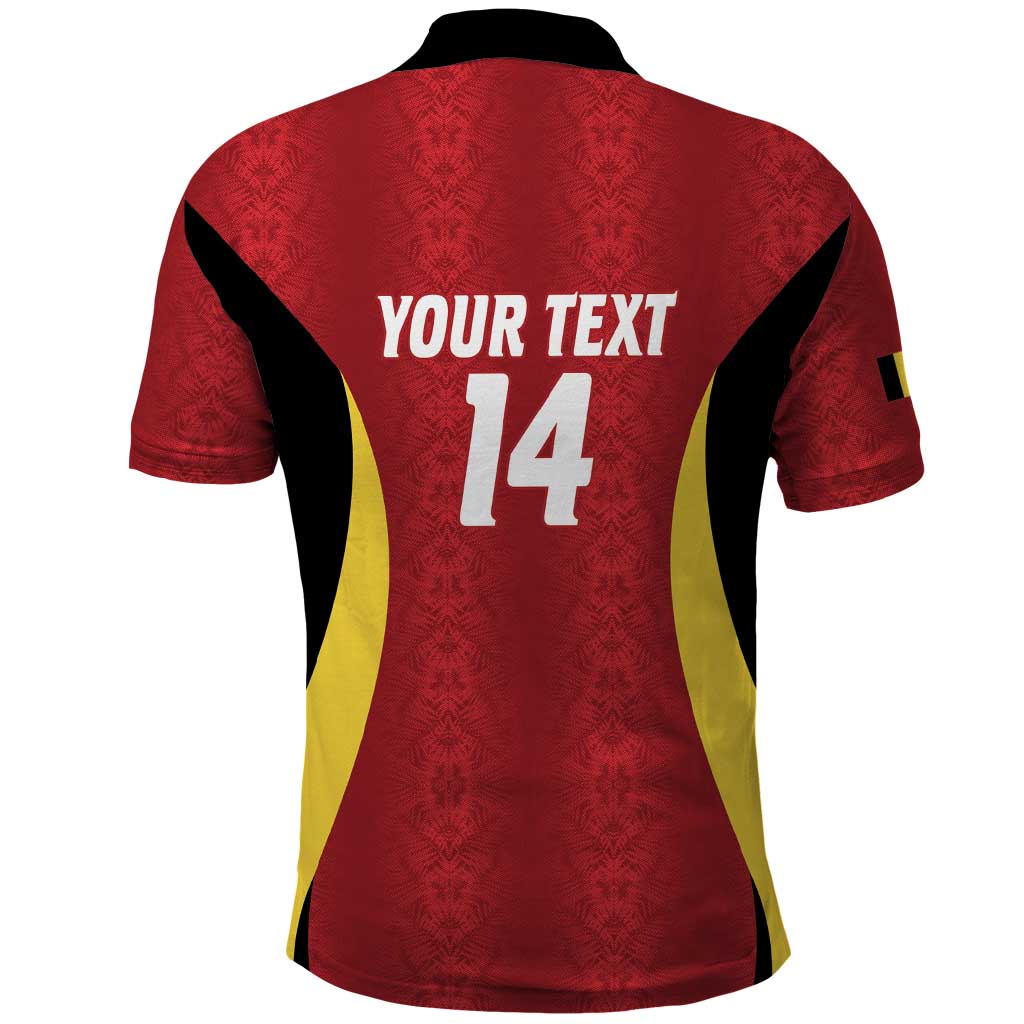 Custom Belgium Football Polo Shirt 2026 Go De Rode Duivels - Wonder Print Shop