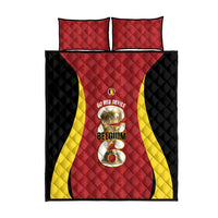 Belgium Football Quilt Bed Set 2026 Go De Rode Duivels - Wonder Print Shop