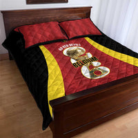 Belgium Football Quilt Bed Set 2026 Go De Rode Duivels - Wonder Print Shop