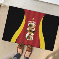 Belgium Football Rubber Doormat 2026 Go De Rode Duivels - Wonder Print Shop