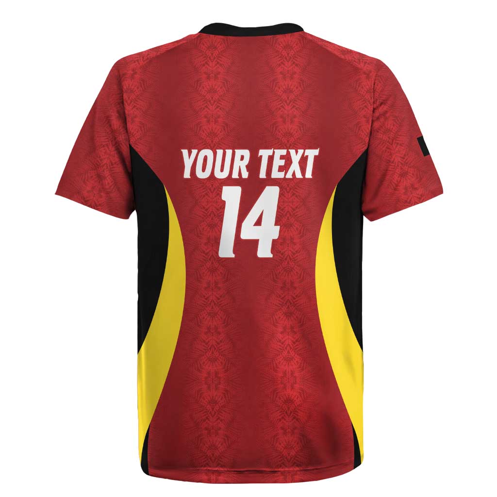 Custom Belgium Football Rugby Jersey 2026 Go De Rode Duivels - Wonder Print Shop
