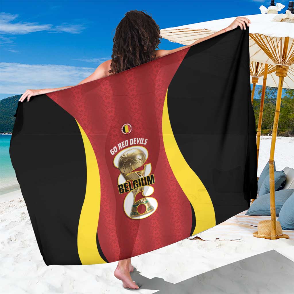 Belgium Football Sarong 2026 Go De Rode Duivels - Wonder Print Shop