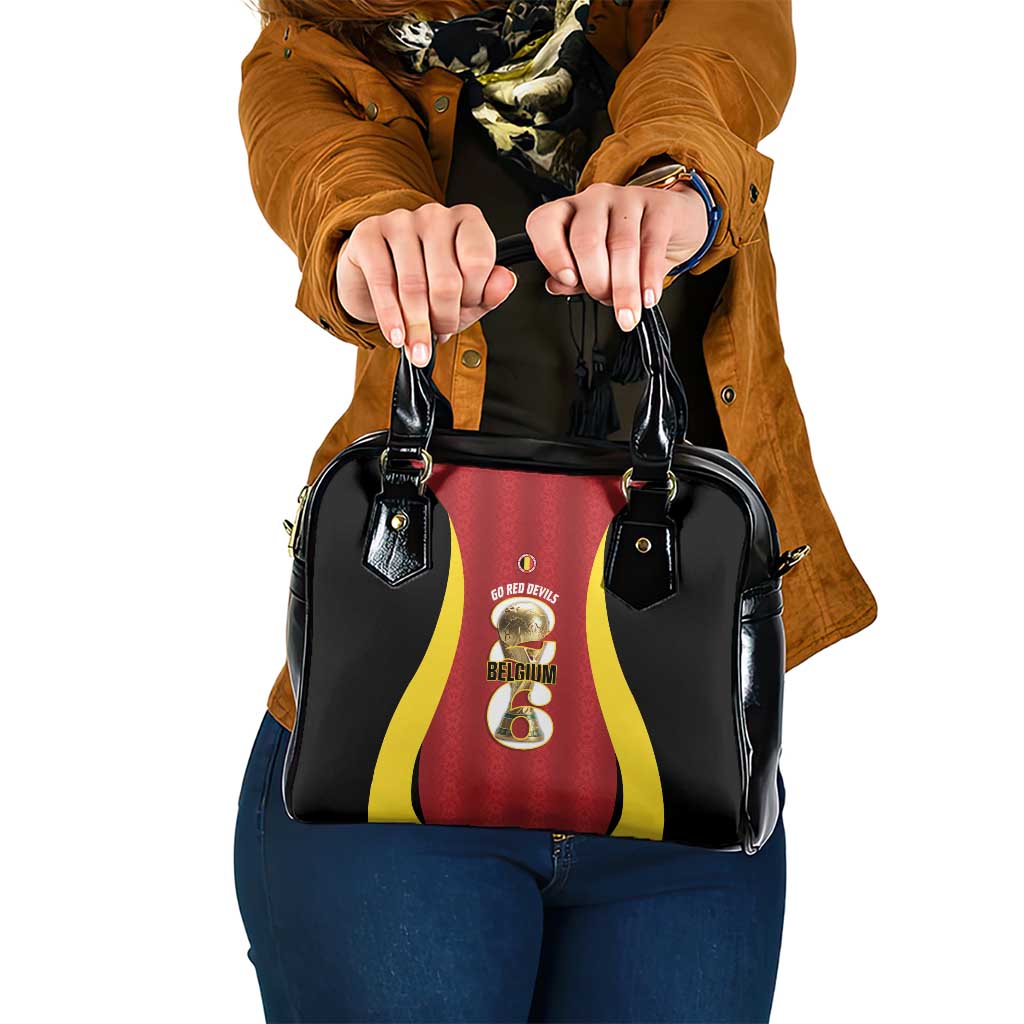 Belgium Football Shoulder Handbag 2026 Go De Rode Duivels - Wonder Print Shop
