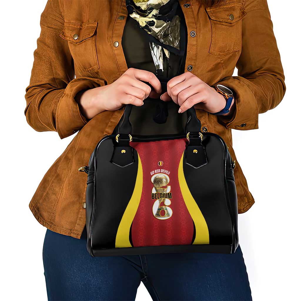 Belgium Football Shoulder Handbag 2026 Go De Rode Duivels - Wonder Print Shop