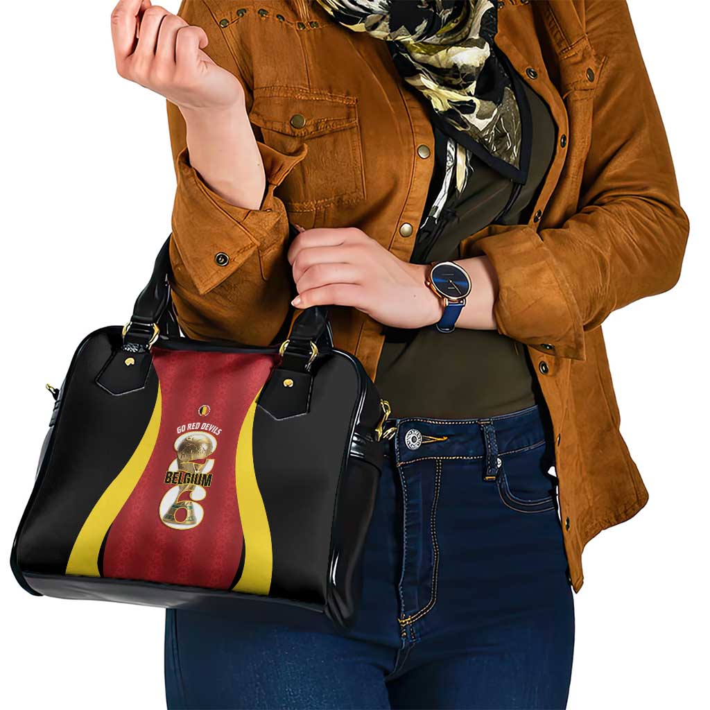Belgium Football Shoulder Handbag 2026 Go De Rode Duivels - Wonder Print Shop