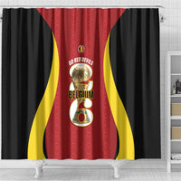 Belgium Football Shower Curtain 2026 Go De Rode Duivels - Wonder Print Shop