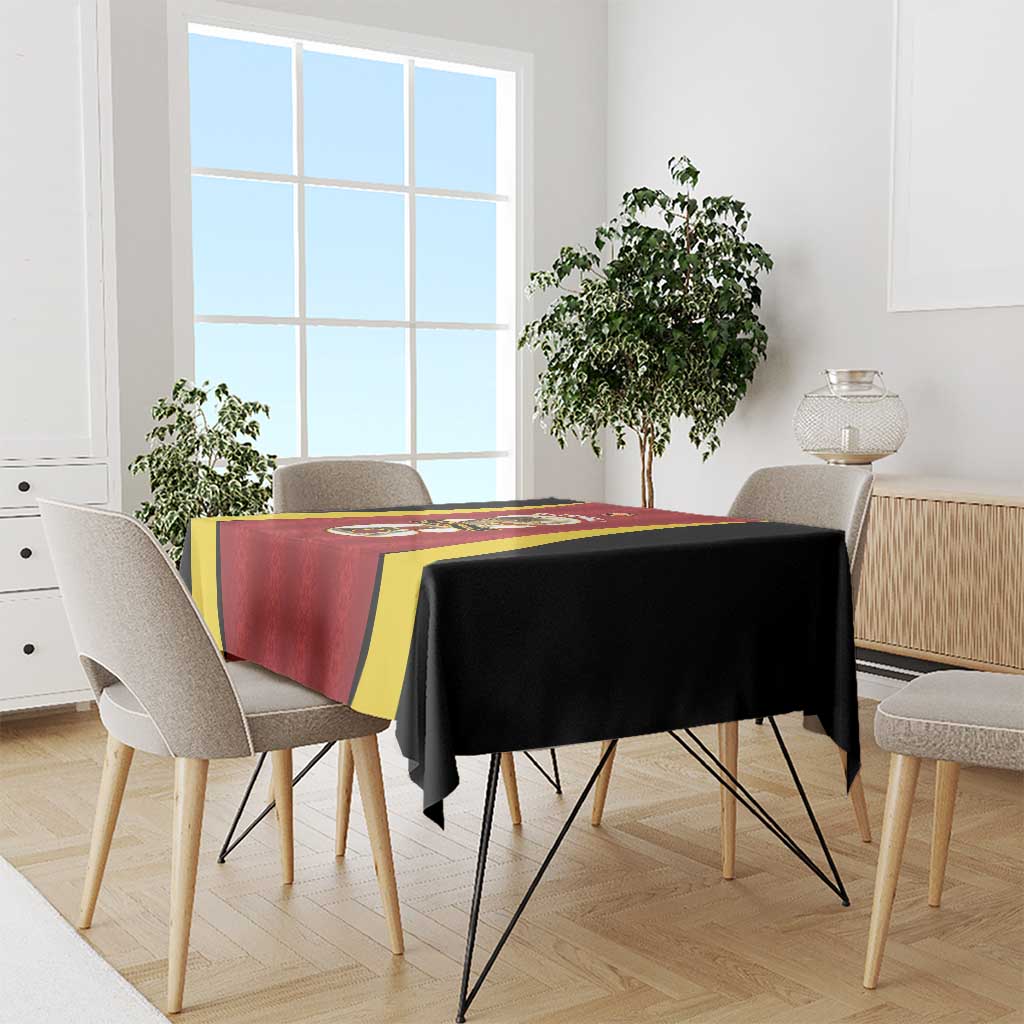 Belgium Football Tablecloth 2026 Go De Rode Duivels - Wonder Print Shop