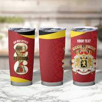 Custom Belgium Football Tumbler Cup 2026 Go De Rode Duivels - Wonder Print Shop