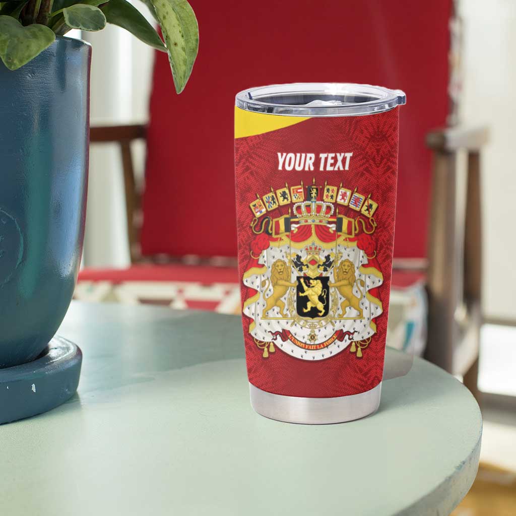 Custom Belgium Football Tumbler Cup 2026 Go De Rode Duivels - Wonder Print Shop