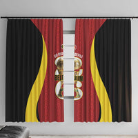 Belgium Football Window Curtain 2026 Go De Rode Duivels - Wonder Print Shop