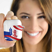 Puerto Rico AirPods Case Puerto Rican Proud El Morro Flag Wave Style