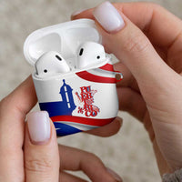 Puerto Rico AirPods Case Puerto Rican Proud El Morro Flag Wave Style