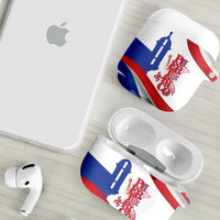 Puerto Rico AirPods Case Puerto Rican Proud El Morro Flag Wave Style
