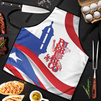 Puerto Rico Apron Puerto Rican Proud El Morro Flag Wave Style