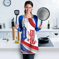 Puerto Rico Apron Puerto Rican Proud El Morro Flag Wave Style
