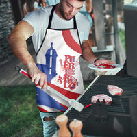 Puerto Rico Apron Puerto Rican Proud El Morro Flag Wave Style