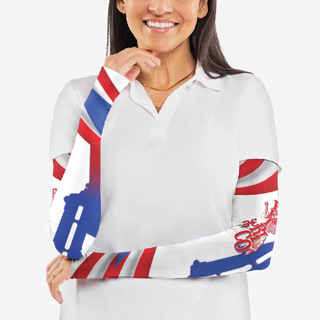 Puerto Rico Arm Sleeves Puerto Rican Proud El Morro Flag Wave Style