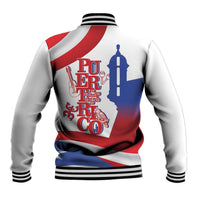 Puerto Rico Baseball Jacket Puerto Rican Proud El Morro Flag Wave Style