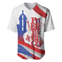 Puerto Rico Baseball Jersey Puerto Rican Proud El Morro Flag Wave Style