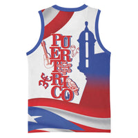 Puerto Rico Basketball Jersey Puerto Rican Proud El Morro Flag Wave Style