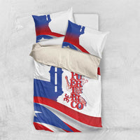 Puerto Rico Bedding Set Puerto Rican Proud El Morro Flag Wave Style