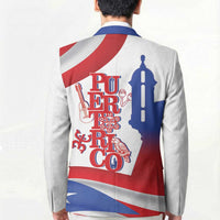 Puerto Rico Blazer Puerto Rican Proud El Morro Flag Wave Style