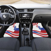 Puerto Rico Car Mats Puerto Rican Proud El Morro Flag Wave Style