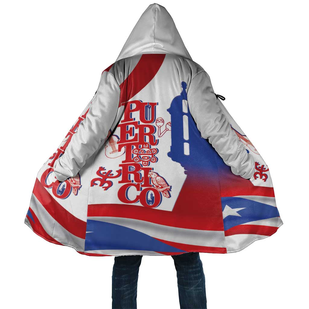Puerto Rico Cloak Puerto Rican Proud El Morro Flag Wave Style