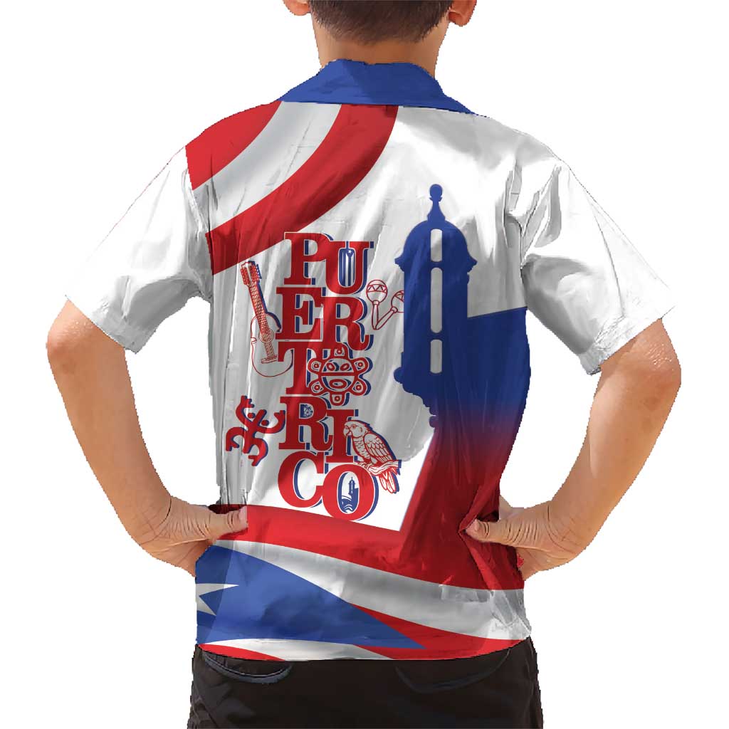Puerto Rico Family Matching Mermaid Dress and Hawaiian Shirt Puerto Rican Proud El Morro Flag Wave Style