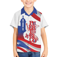 Puerto Rico Family Matching Mermaid Dress and Hawaiian Shirt Puerto Rican Proud El Morro Flag Wave Style