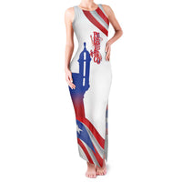 Puerto Rico Family Matching Tank Maxi Dress and Hawaiian Shirt Puerto Rican Proud El Morro Flag Wave Style
