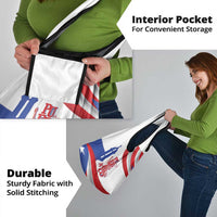 Puerto Rico Grocery Bag Puerto Rican Proud El Morro Flag Wave Style