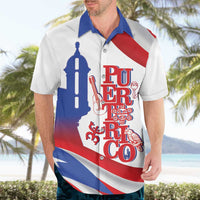 Puerto Rico Hawaiian Shirt Puerto Rican Proud El Morro Flag Wave Style